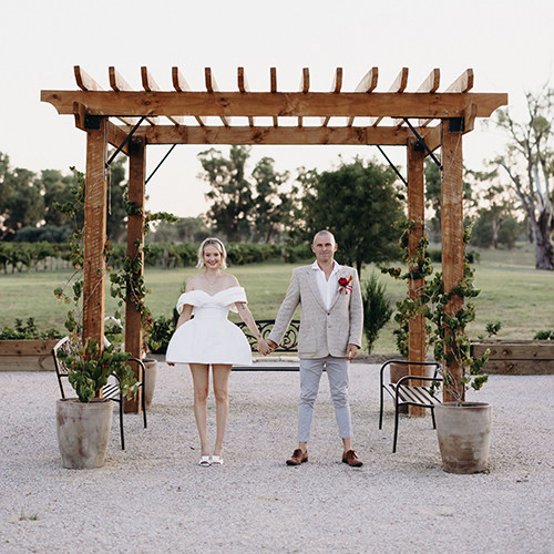 Garden ceremony space