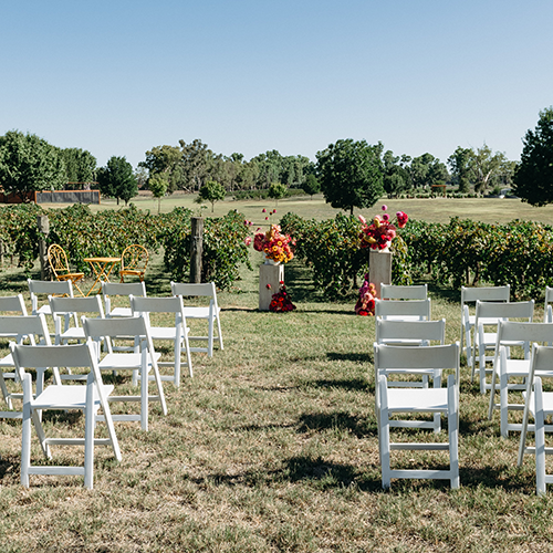 Vine ceremony space